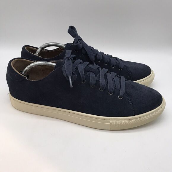 Polo Ralph Lauren Jermain Suede Sneakers Men\'s 12 D Navy Blue Lace Up Low Shoes main image 10